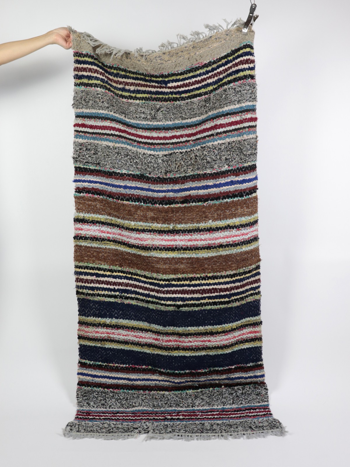 swedish rag rug, cotton