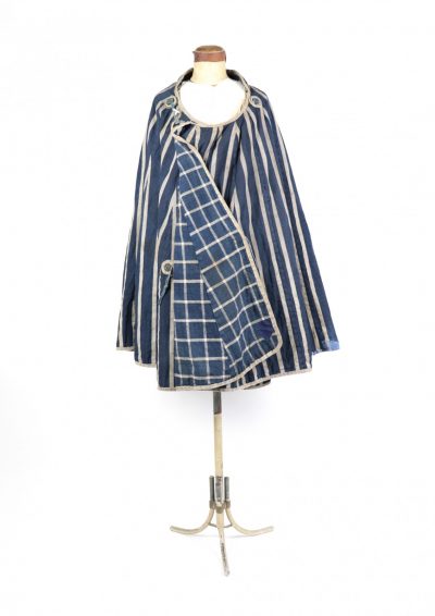 Japanese antique,indigo, mantle