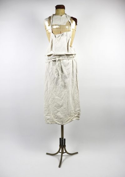 Apron, Cotton x linen, Brown remake