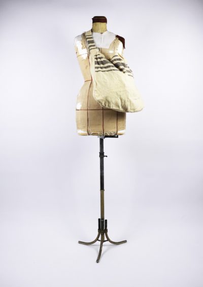 Blanket fabric bag, Brown remake, 1930'S