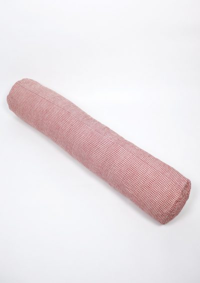 Early1900's fabric, Check french fabric, Brown.remake, Bolster