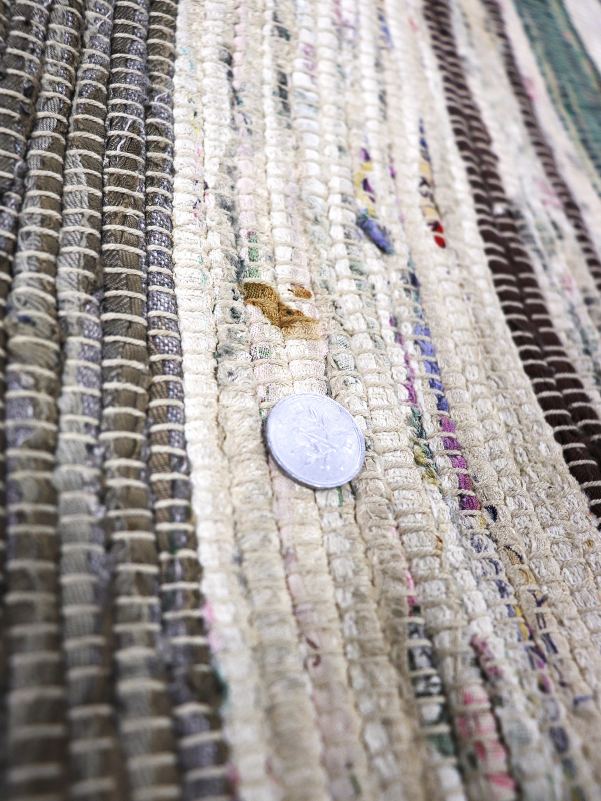 _Swedish rag rug, cotton, 1930-1950's