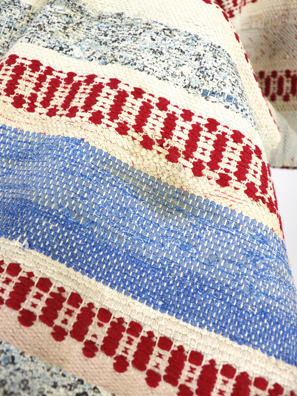 Swedish rag rug, cotton,1930-1950's