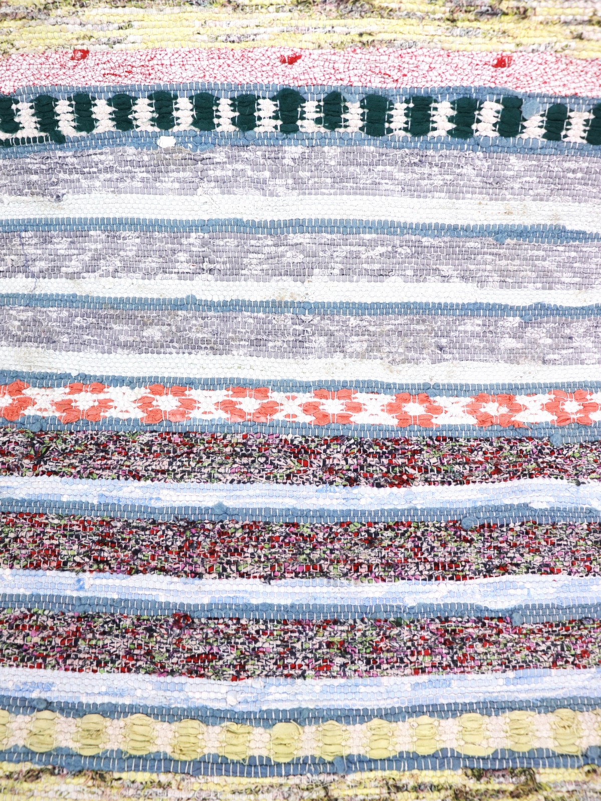 Swedish rag rug,cotton, 1930-1950's