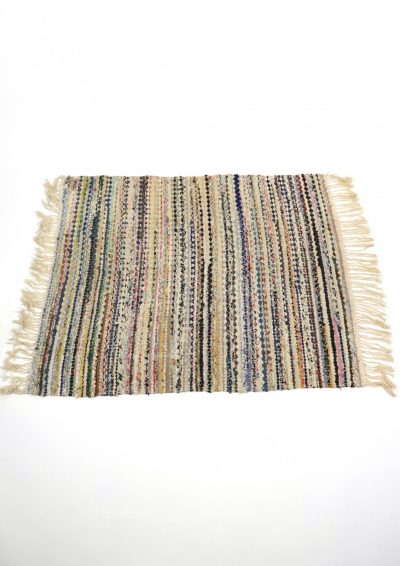 Swedish rag rug, cotton, 1930-1950's