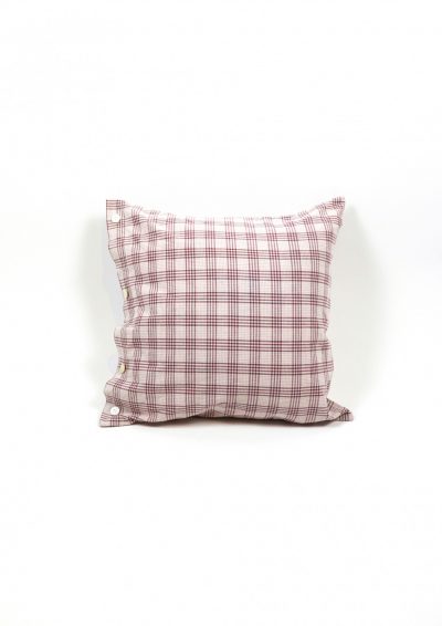 German fabric, cotton check, cushion