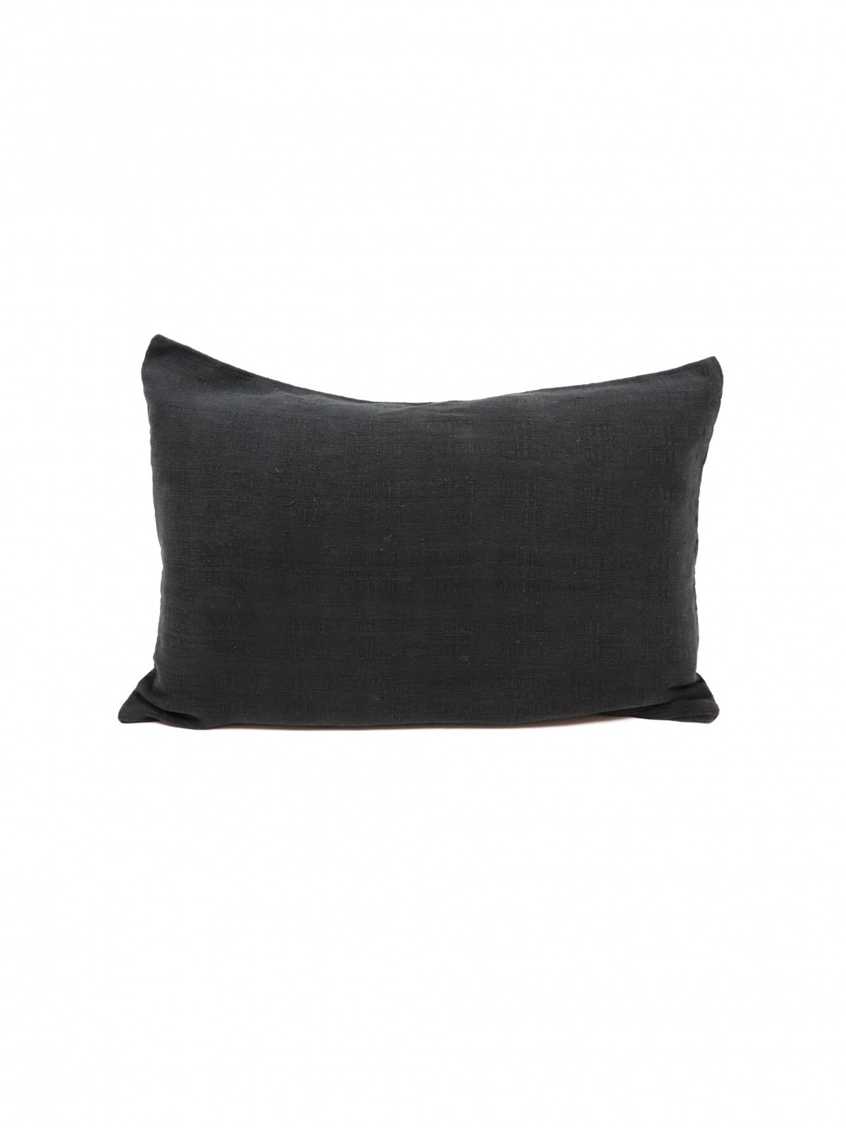 Black dyed linen fabric,French linen Cushion,Brown's remake