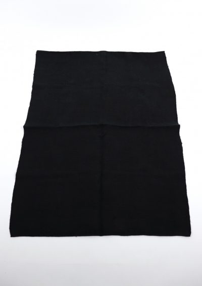 Black dyed linen, French linen, dead stock