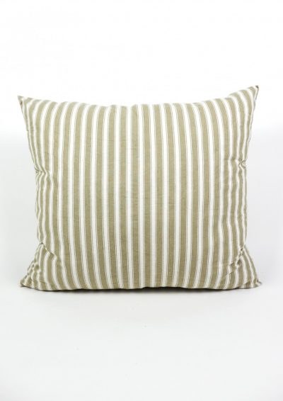 French cotton, dead stock fabric, cushion, BROWN.remake