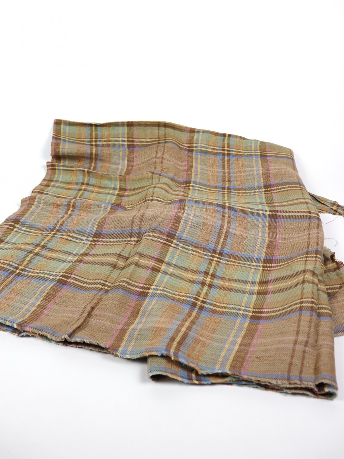 dead stocl linen fabric, England, check linen fabric