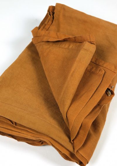 dyed linen, french linen fabric, sheet, early1900's