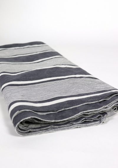 french cotton fabric, black stripe fabric, ticking fabric