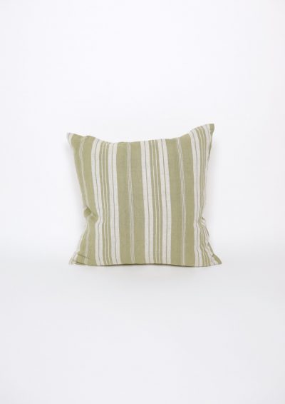 vintage ticking linen cushion, french linen cushion, brown.remake cushion
