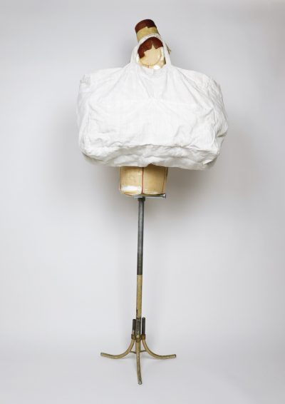 vintage french linen ,white linen fabric, brown.remake bag