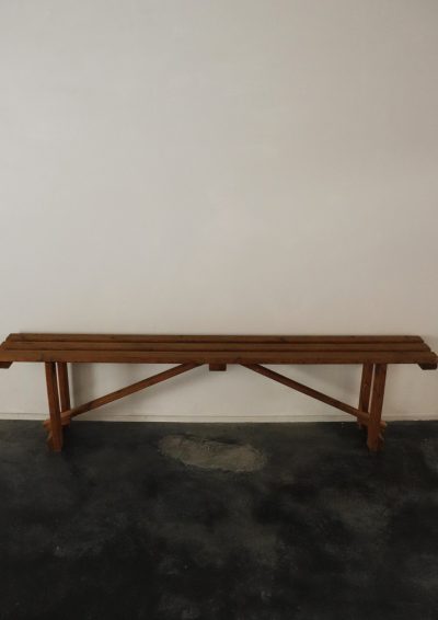 1930's, folding bench, wood bench