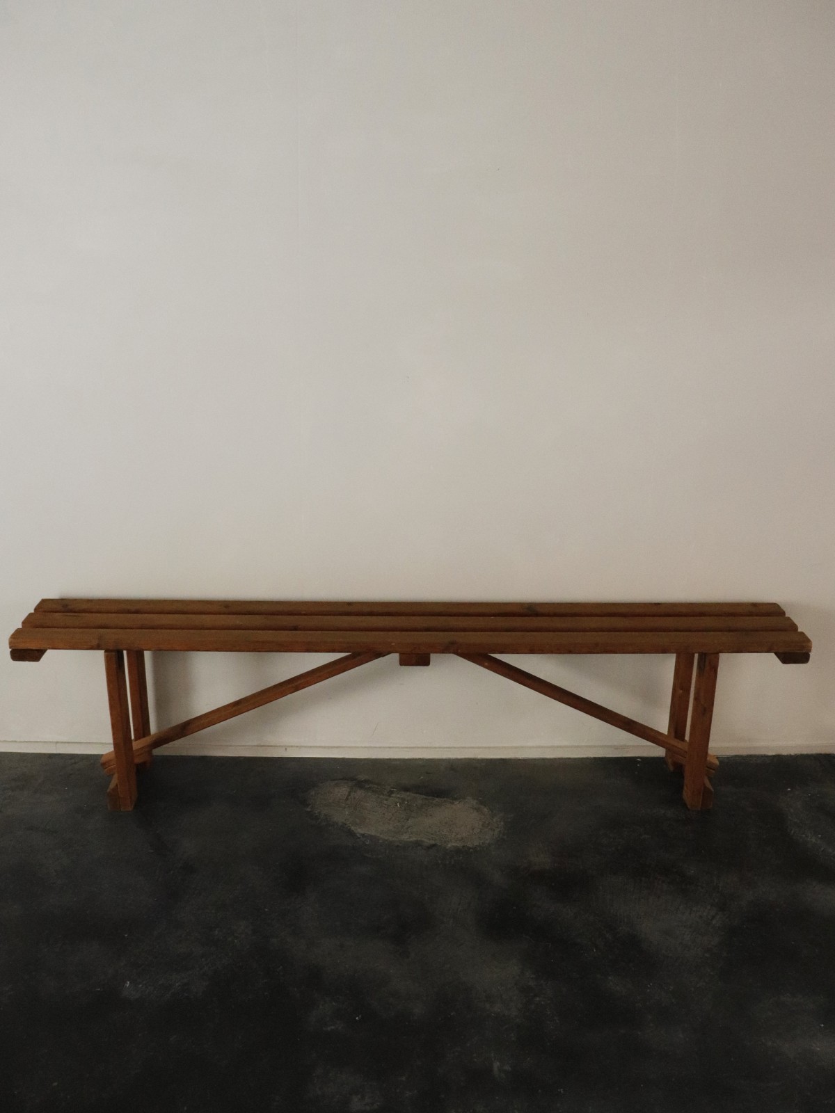 1930's, folding bench, wood bench