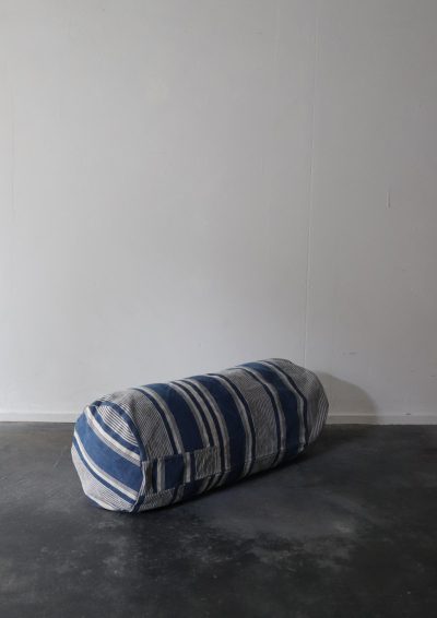 indigo fabric, french cotton fabric, bolser, brown.remake