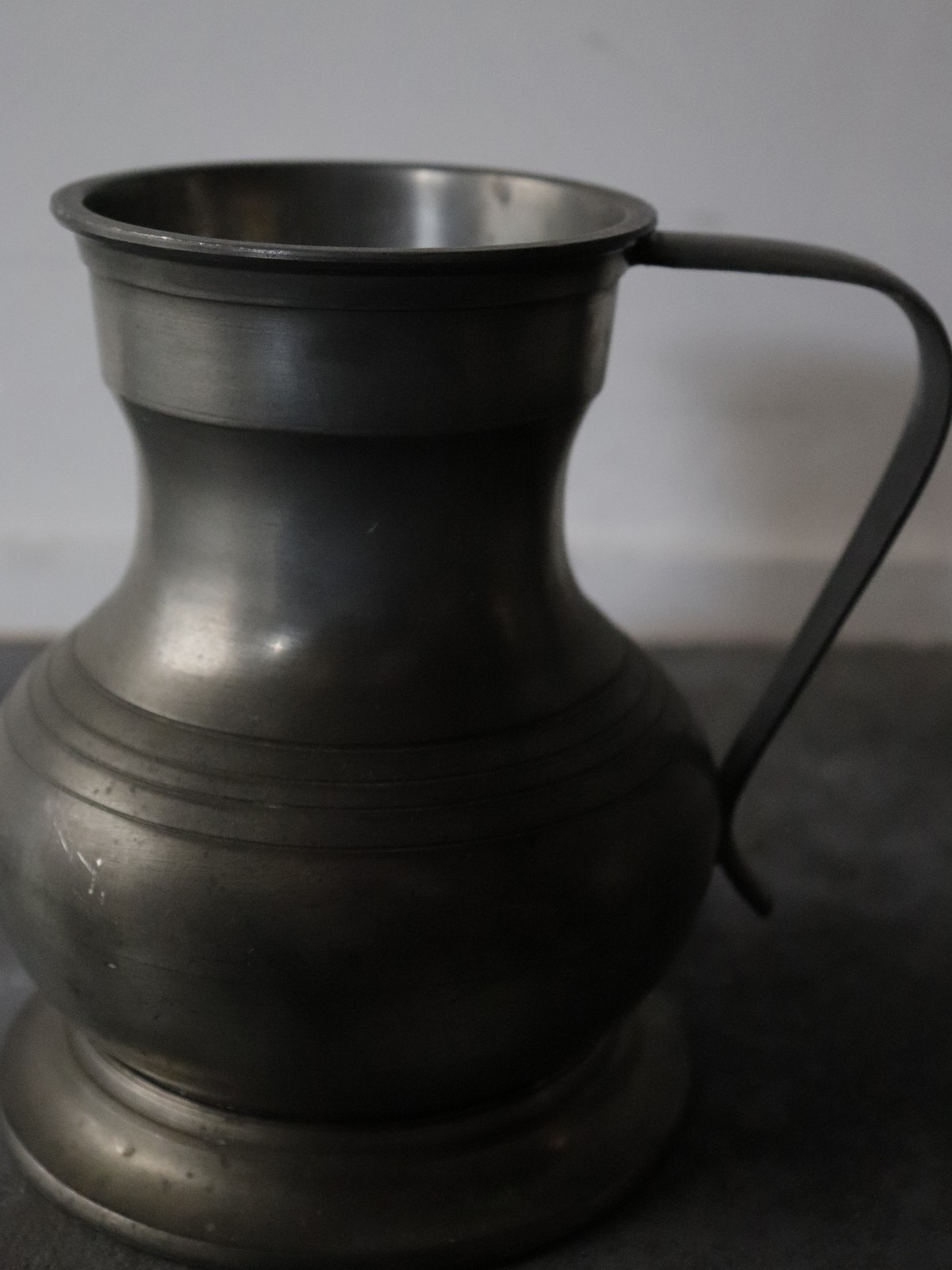 pewter pitcher, pitcher, England