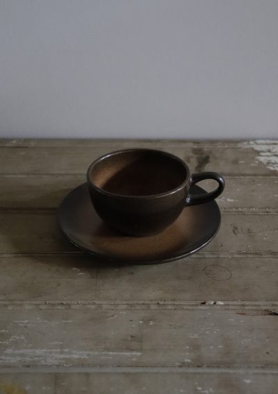 1970's heath ceramic,cup and saucer, usa