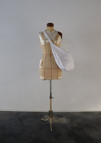 vintage linen, french linen fabric, bag, brown.remake