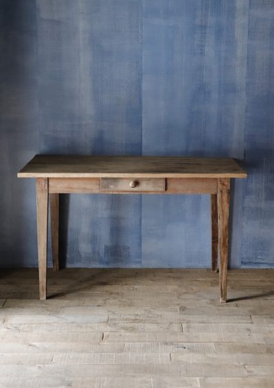 pine wood table, france, small french table