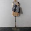 ticking fabric, french cotton, bag, brown remake, france, bag, brown remake, vintage
