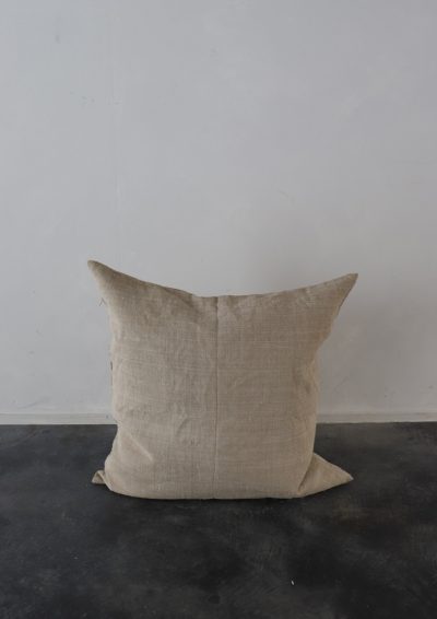 dead stock linen,uklaine, cushion, brownremake