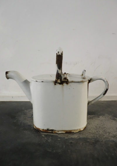 enamel watering can, vintage jug, england