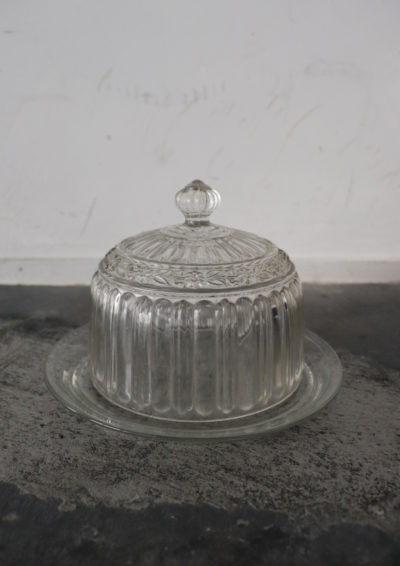 glass dome, france, vintage glass