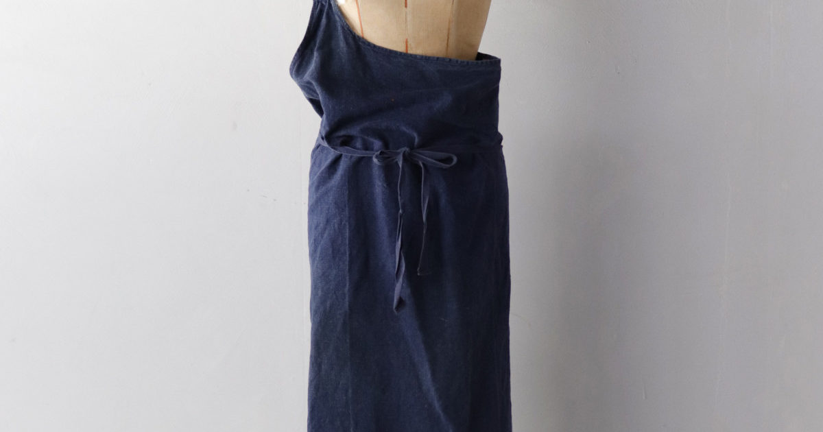 ヴィンテージ　ブッチャーエプロンワンピースFrench vintage fit=scale-down,w=1200