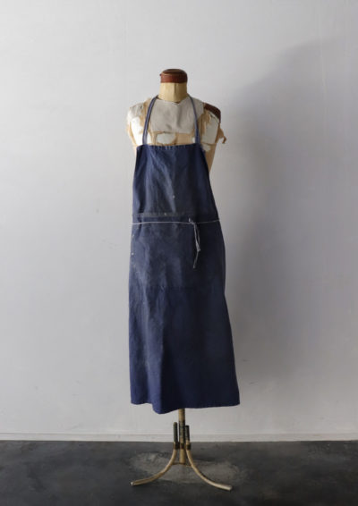 indigo linen,France,apron,