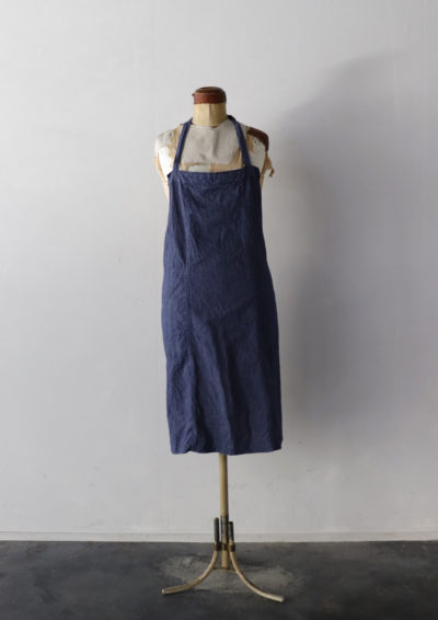 indigo stripe linen,France,apron