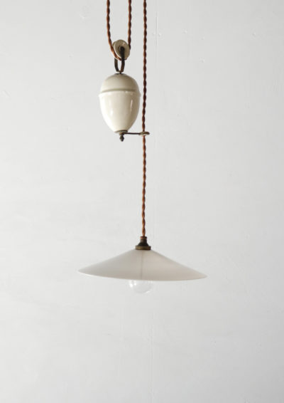 rise and fall pendant lamp,France,Vintage