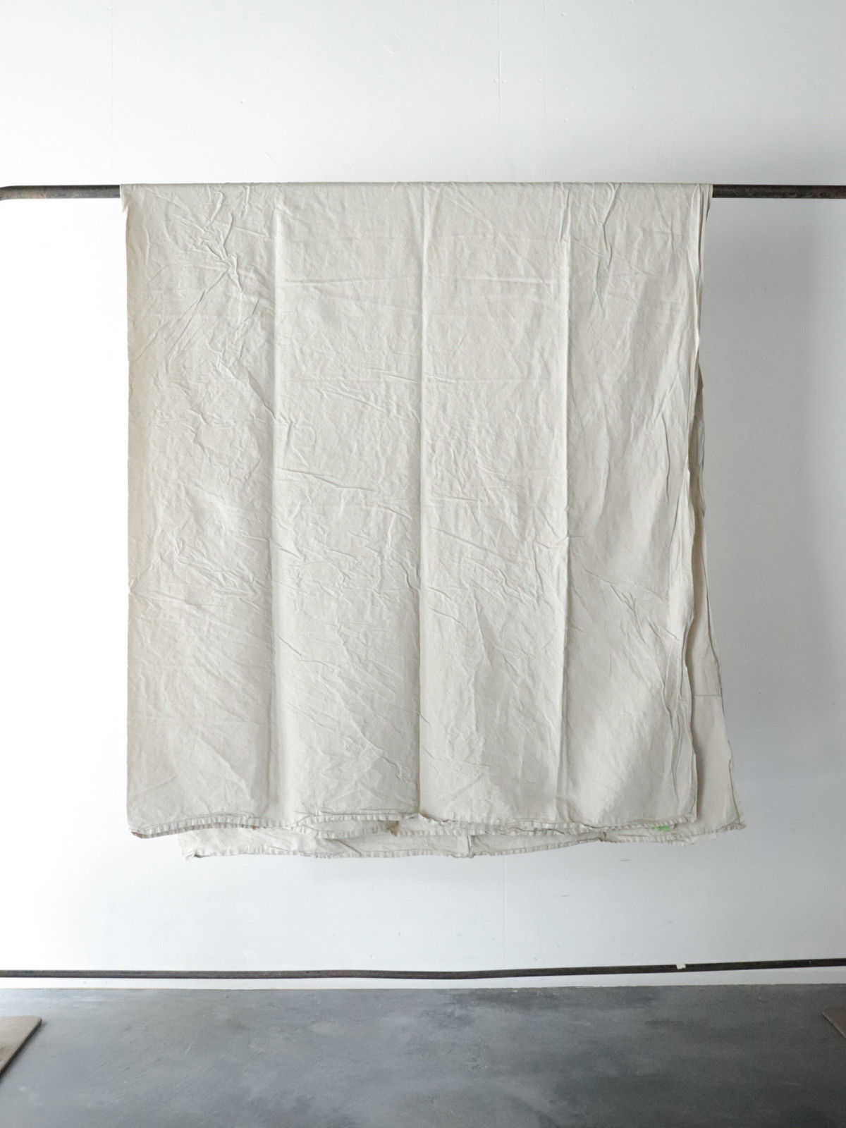 Early1900’s,french linen,sheet,overdyed