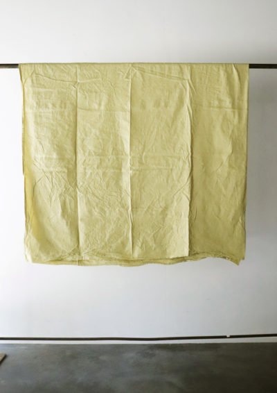 Early1900’s,French dyed linen fabric, linen sheet