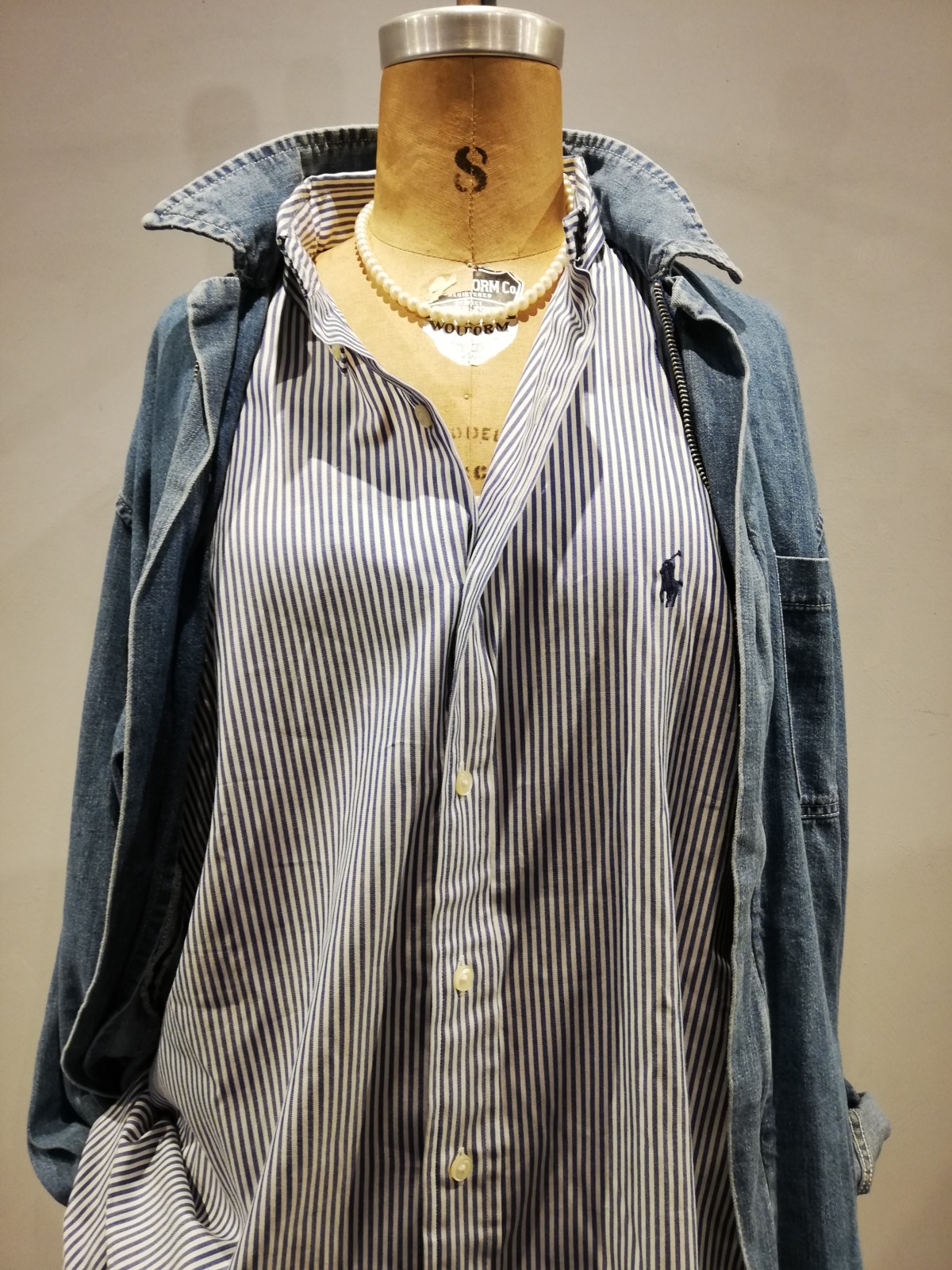 DKNY denim jacket, Ralph Lauren, USA