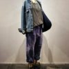 Levis' denim jacket, French work pants,