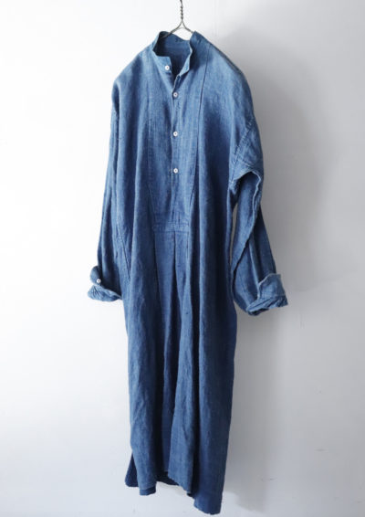 French linen one-piece, after dyeing, France