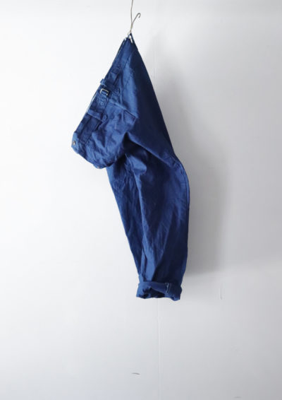 Dead Stock, work pants, indigo Cotton, France