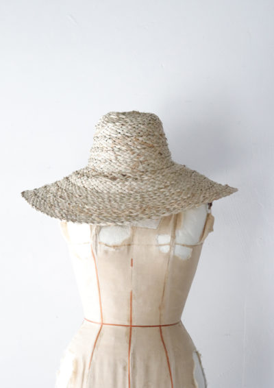 Straw hat, Africa, handmade