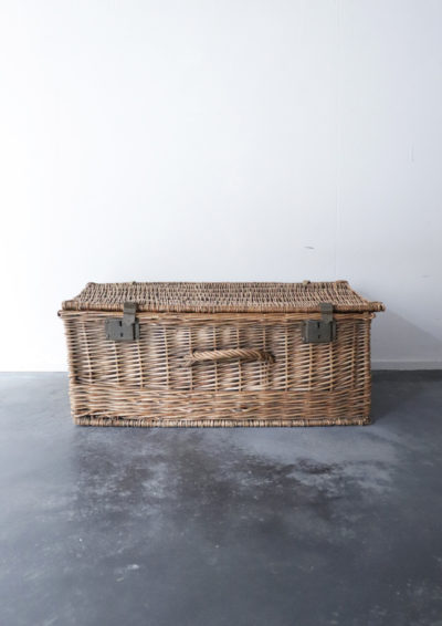 wicker basket, France, vintage