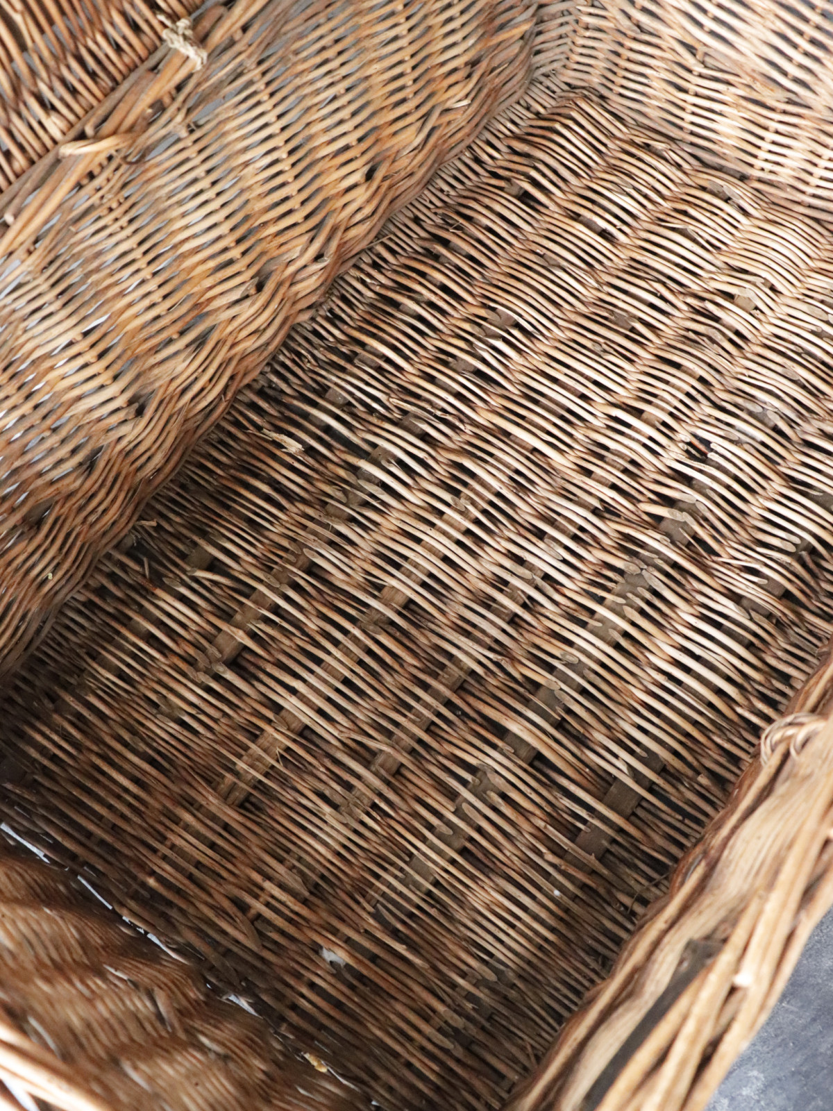 wicker basket, France, vintage