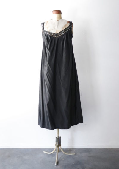 black‐dyed, vintage, one-piece