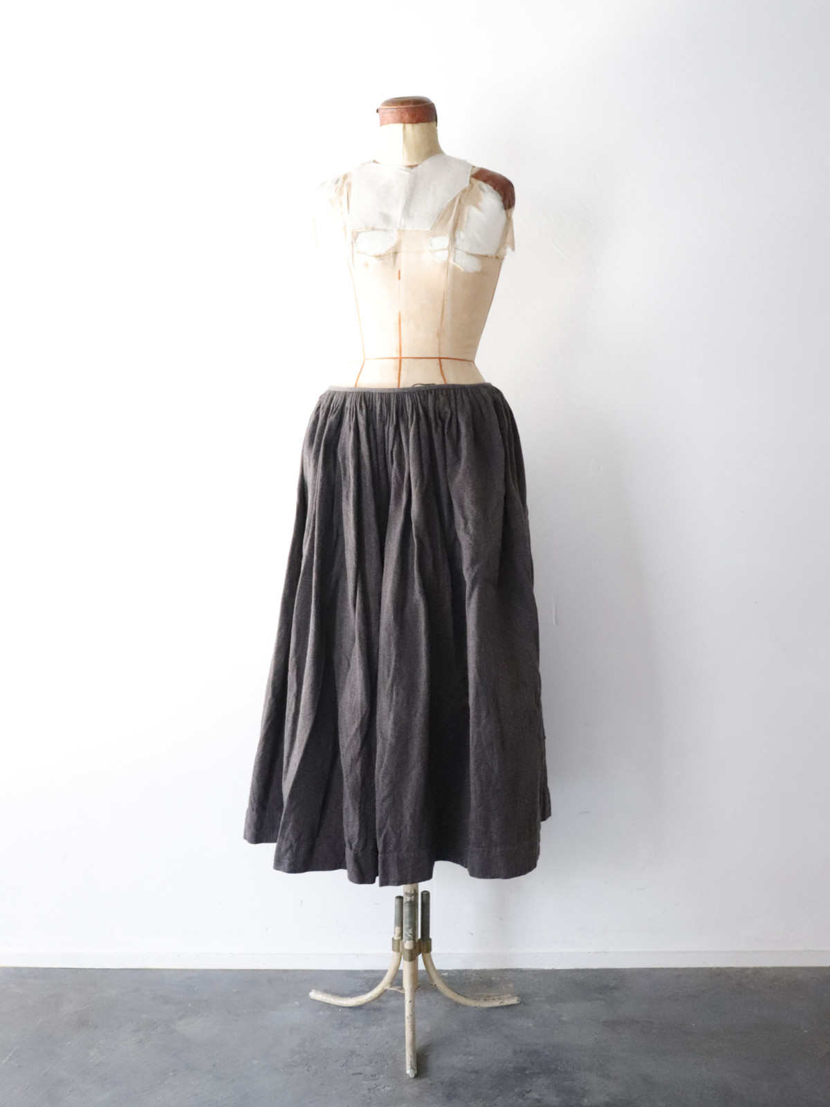 France, wool skirt, vintage