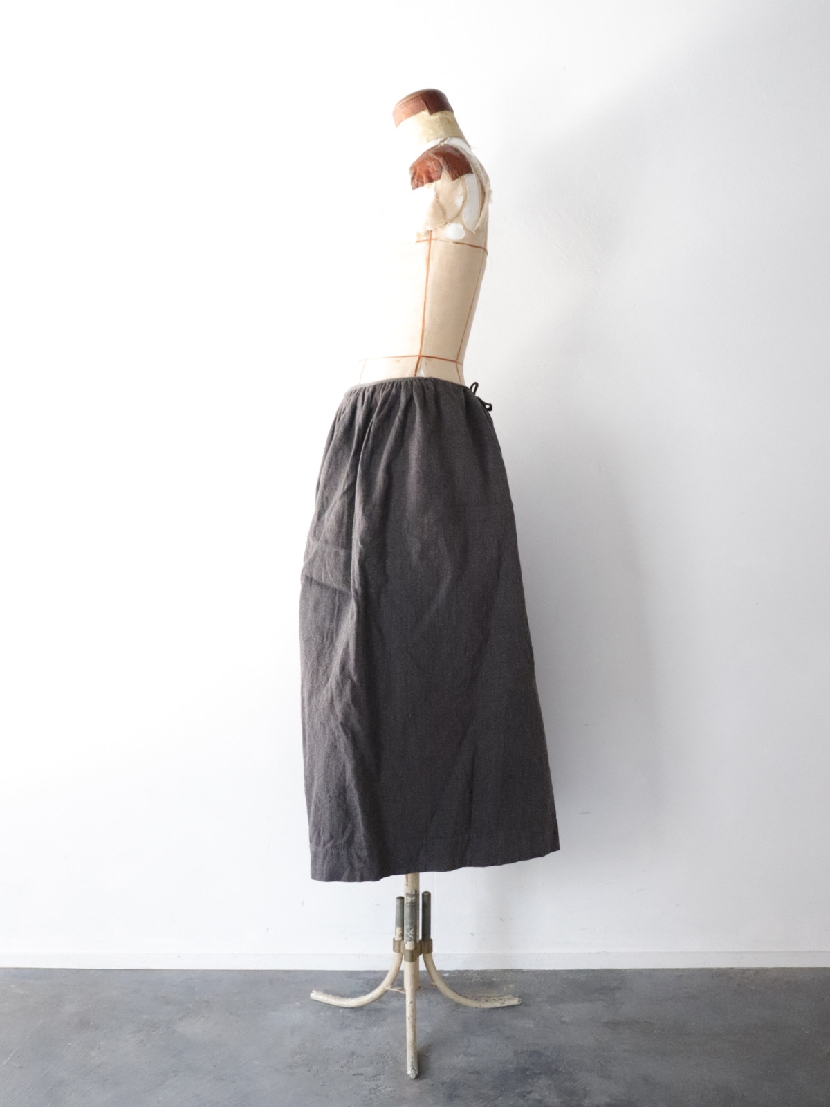 french vintage,skirt, Wool