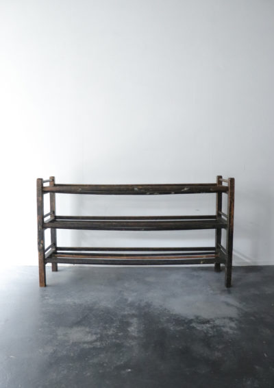 wood shoes rack,USA,vintage