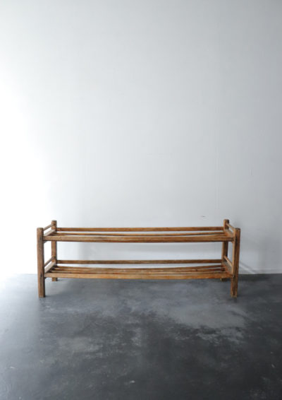 wood shoes rack, USA,vintage