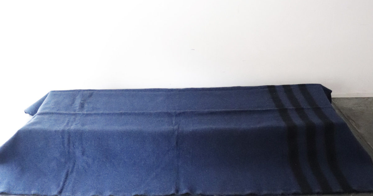 Dead stock russian military wool blanket BROWN. 京都 二条新町の生活雑貨店