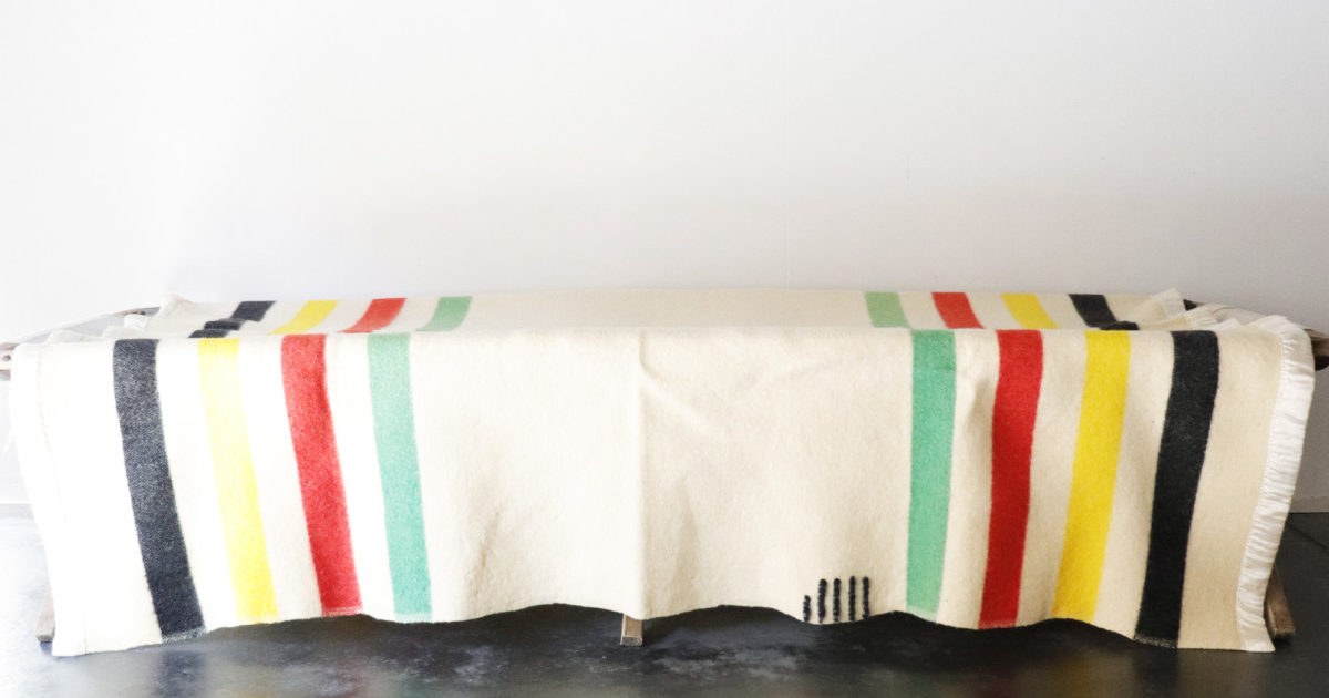 Vintage MARIPOSA 4.5point wool blanket – BROWN. | 京都 二条新町の