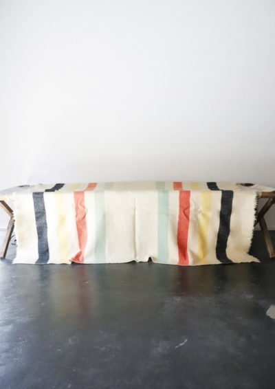 blanket,vintage,usa,damaged,line blanket